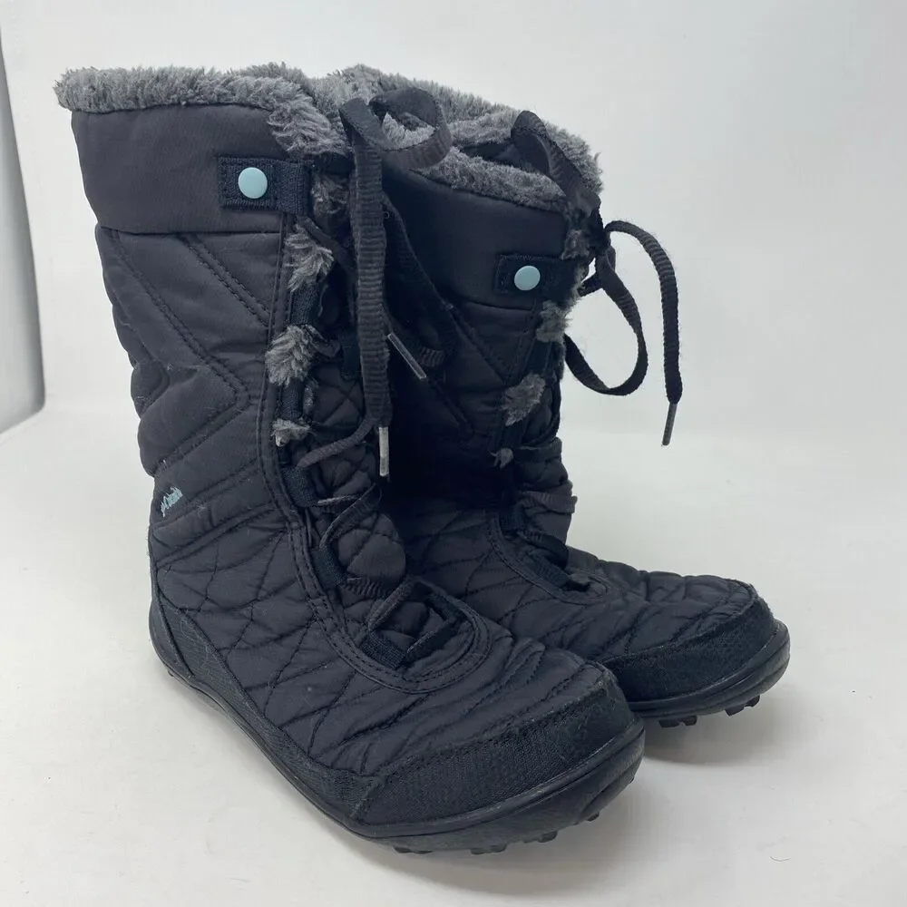 Columbia Minx Mid II Insulated Winter‎ Snow Boot BY5949-010 Size 4 Girls